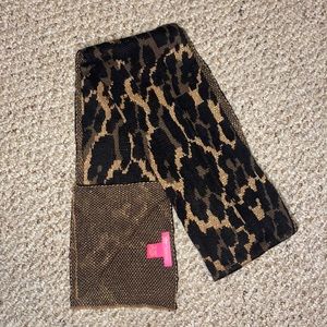 Betsey Johnson Leopard Print Scarf